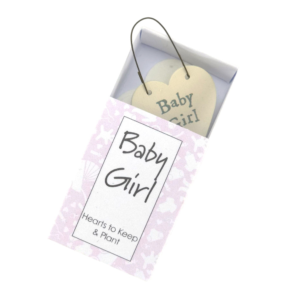 Baby Girl | Hearts to Keep and to Plant | Cracker Filler | Mini Gift