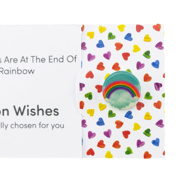 Dreams Are At The End of a Rainbow | Button Wishes | Mini Gift | Cracker Filler