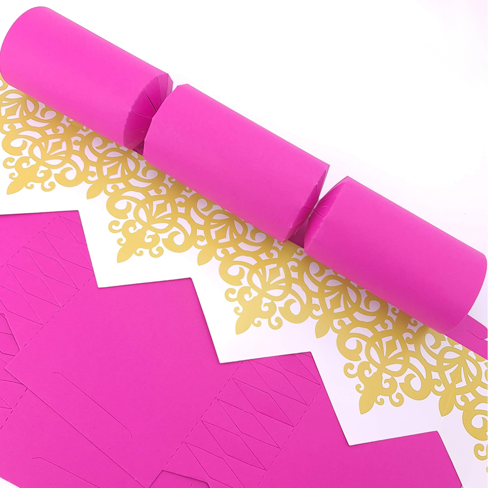 Shocking Pink | Premium Cracker Making DIY Craft Kits | Make Your Own | Eco Recyclable