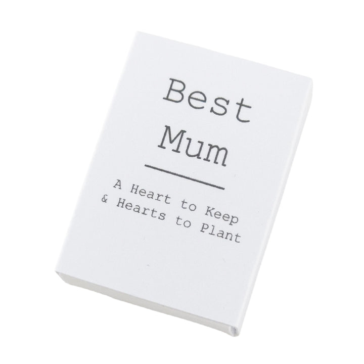 Best Mum | Hearts to Keep and to Plant | Cracker Filler | Mini Gift