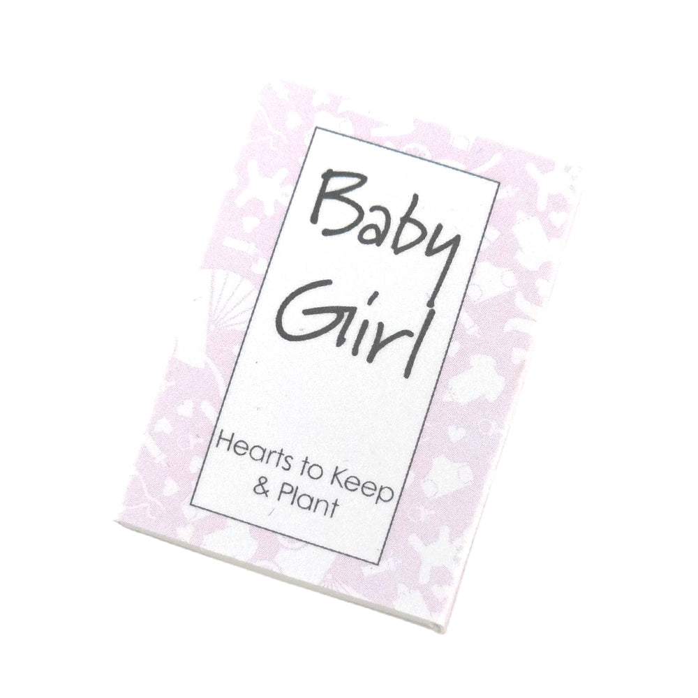 Baby Girl | Hearts to Keep and to Plant | Cracker Filler | Mini Gift