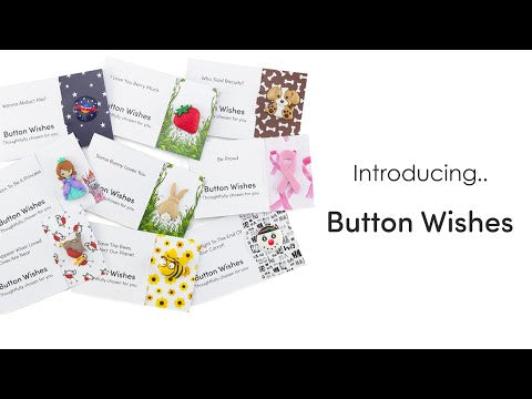 Survivor | Pink Ribbon | Button Wishes Sew On Token | Mini Gift | Cracker Filler