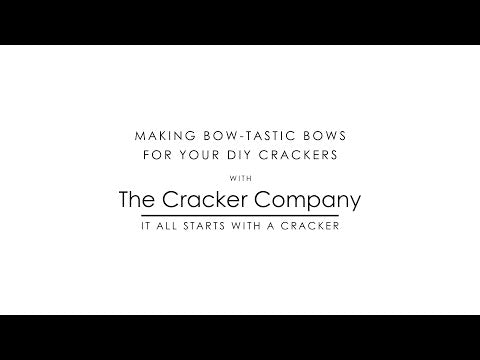 Silver Dots | 6 Large Bowtastic Crackers | Make & Fill Your Own