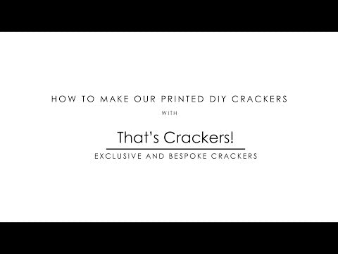 6 Green Gin Crackers - Make & Fill Your Own Kit