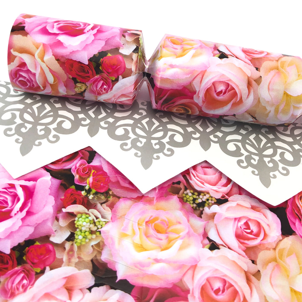 Pink Roses | Cracker Making Craft Kit | Make and Fill Your Own