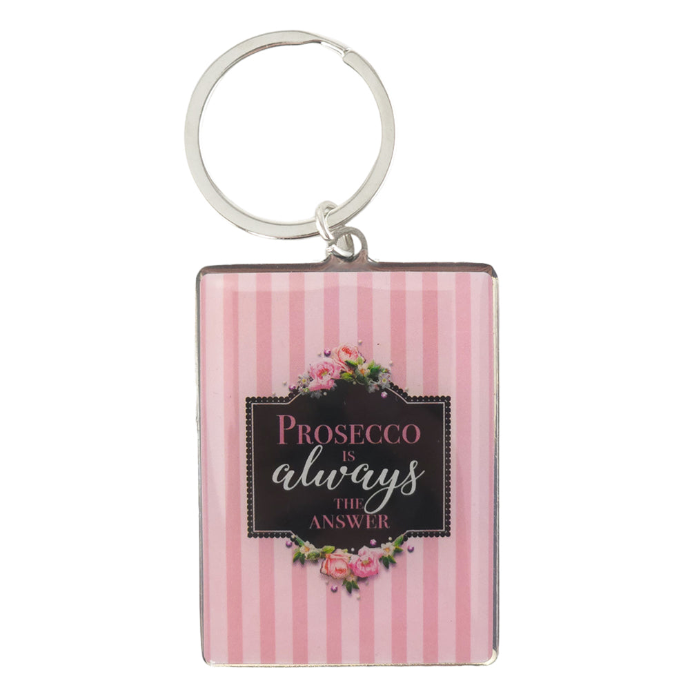 Bubbles are Always The Answer | Metal Keyring | Little Gift | Cracker Filler