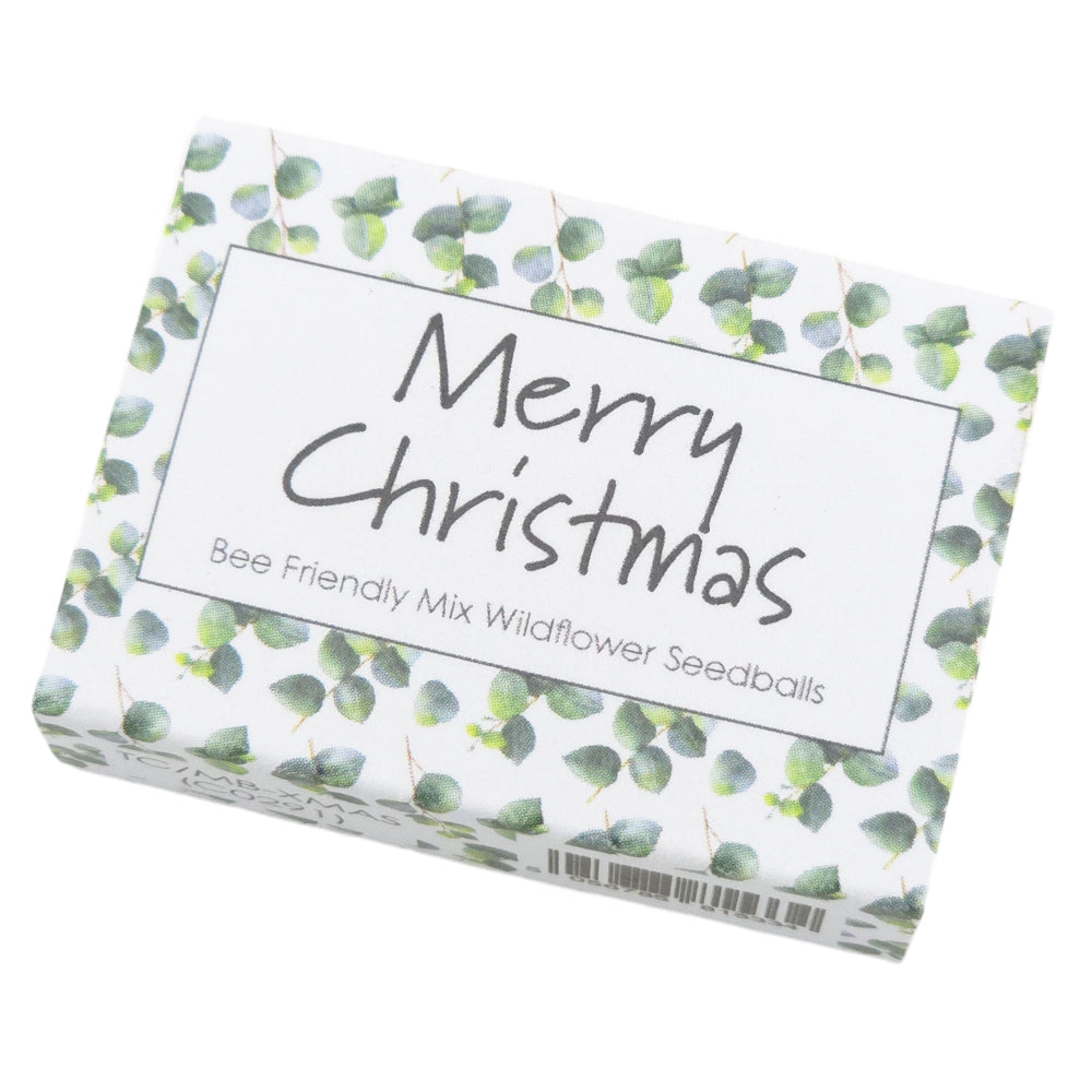 Watercolour Eucalyptus | Merry Christmas | Bee Mix Seedballs | Cracker Filler