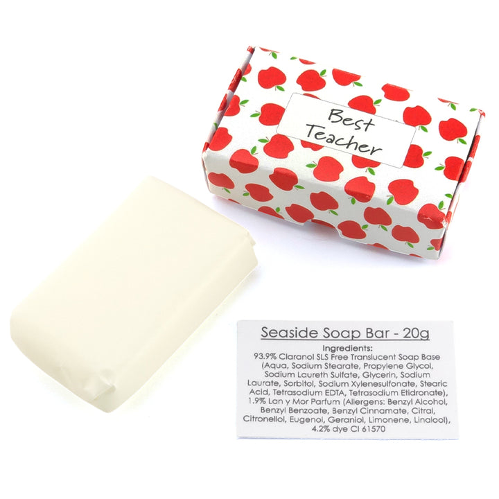 Best Teacher | Seaside | 20g Travel Soap Bar | Mini Gift | Cracker Filler