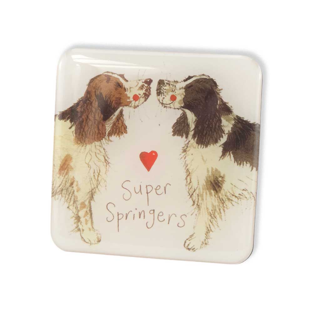 Springer Spaniels | Fridge Magnet | Little Gift | Cracker Filler