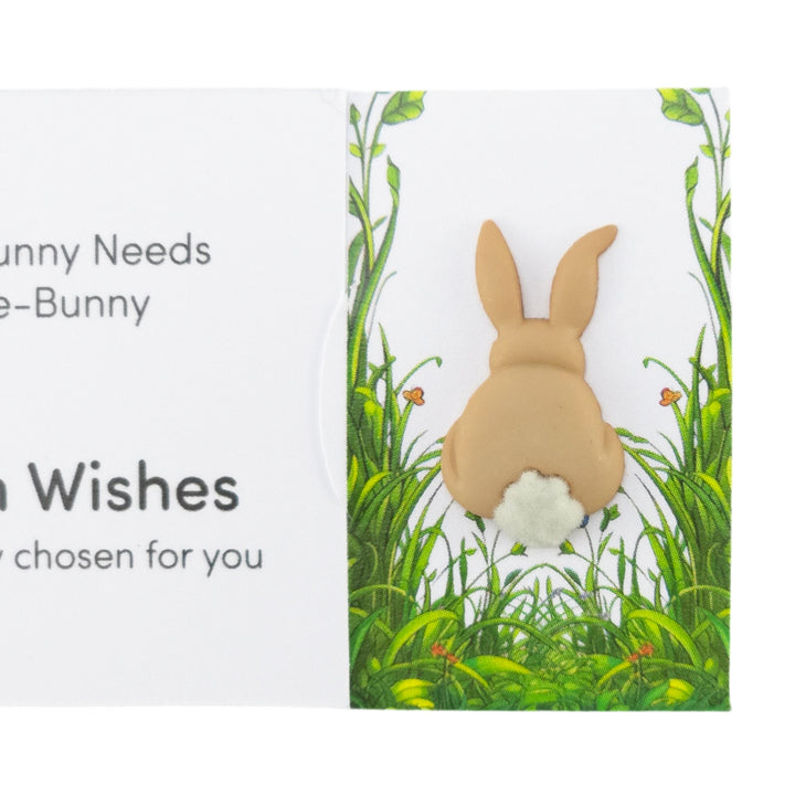 Every-Bunny Needs Some-Bunny | Button Wishes Sew On Token | Cracker Filler