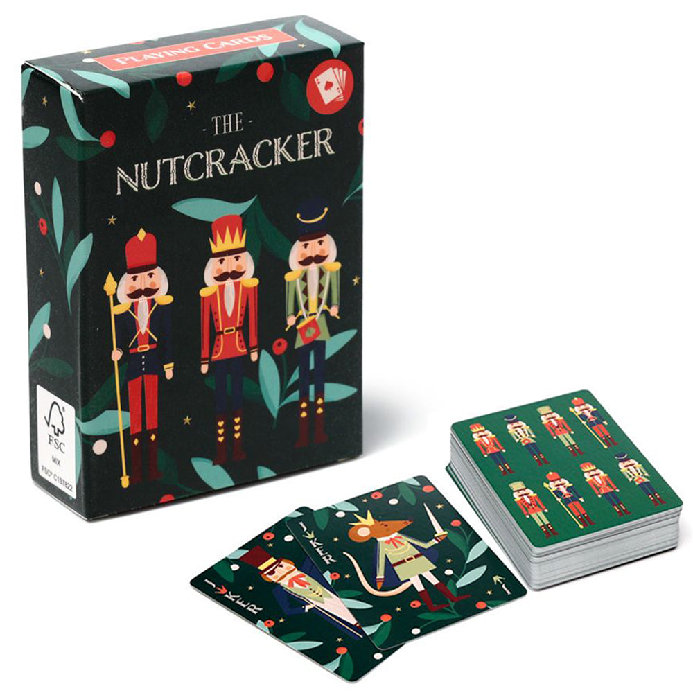 Christmas Nutcracker Themed Printed Playing Cards | Little Gift