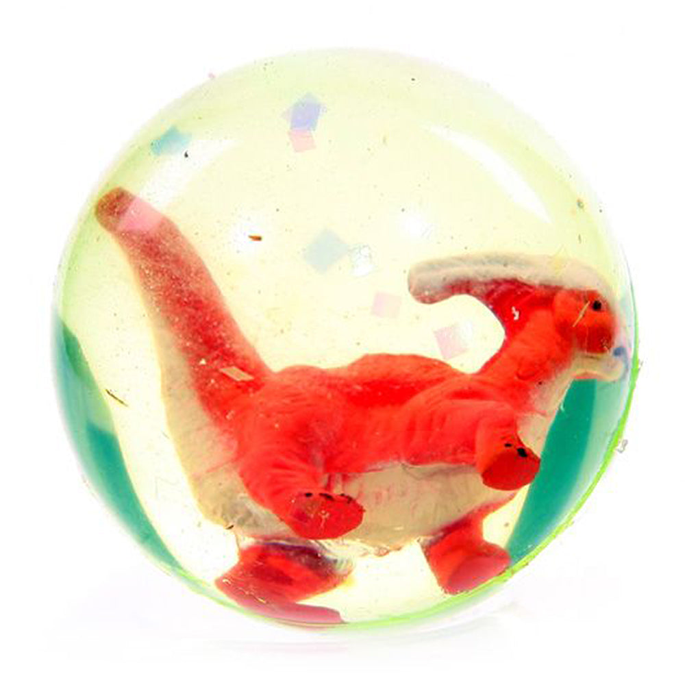 Dinosaur Rubber Bouncy Ball | Single | Party Bag Gift | Cracker Filler