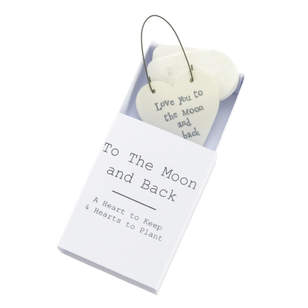 To The Moon and Back | Hearts to Keep and to Plant | Cracker Filler | Mini Gift