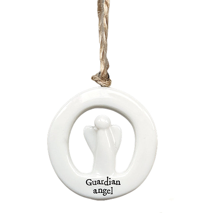 Guardian Angel | Little Ceramic Ornament | Cracker Filler | Mini Gift