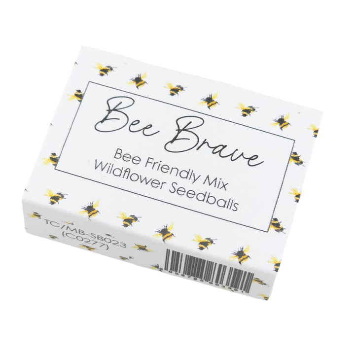 Bee Brave | Seedball Matchbox | Bee Mix | Cracker Filler | Mini Gift