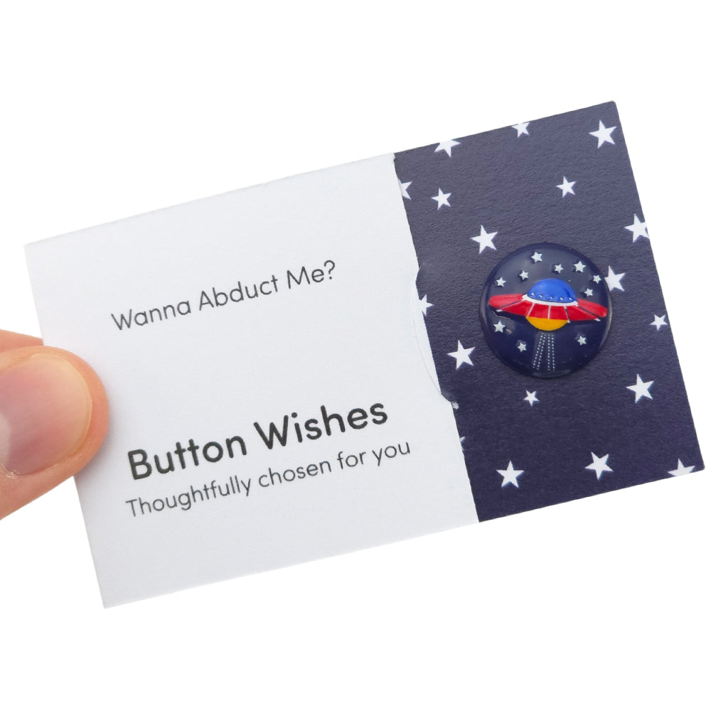 Wanna Abduct Me? | Button Wishes | Mini Gift | Cracker Filler