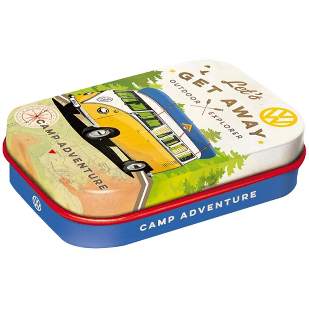 VW Camper | Get Away | 15g Sugar Free Mint Tin | Cracker Filler | Little Gift