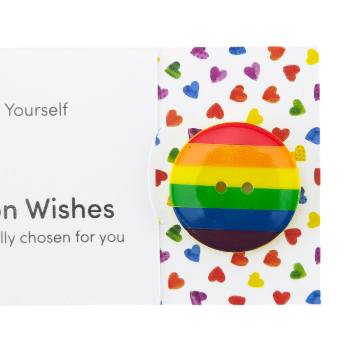 Be Yourself | Rainbow | Button Wishes | Mini Gift | Cracker Filler