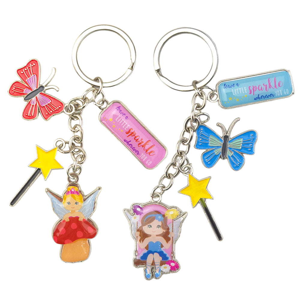 Fairy Sparkle Keyring for Girls | Single | Mini Gift | Cracker Filler