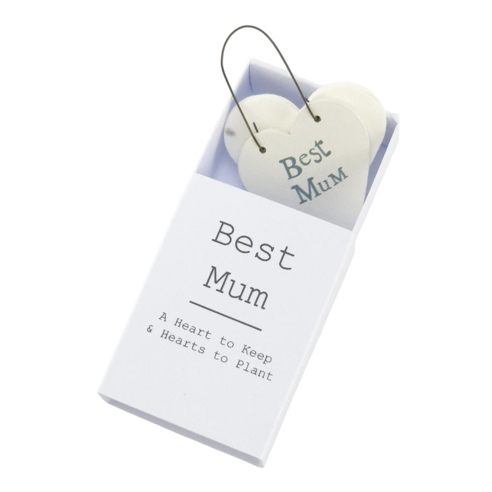 Best Mum | Hearts to Keep and to Plant | Cracker Filler | Little Gift