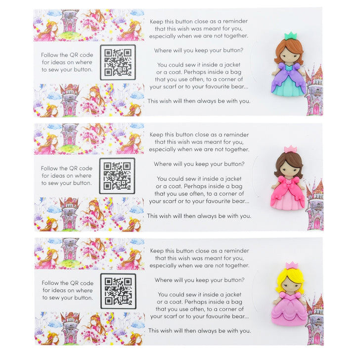 You Were Born to be a Princess | Button Wishes | Cracker Filler | Mini Gift