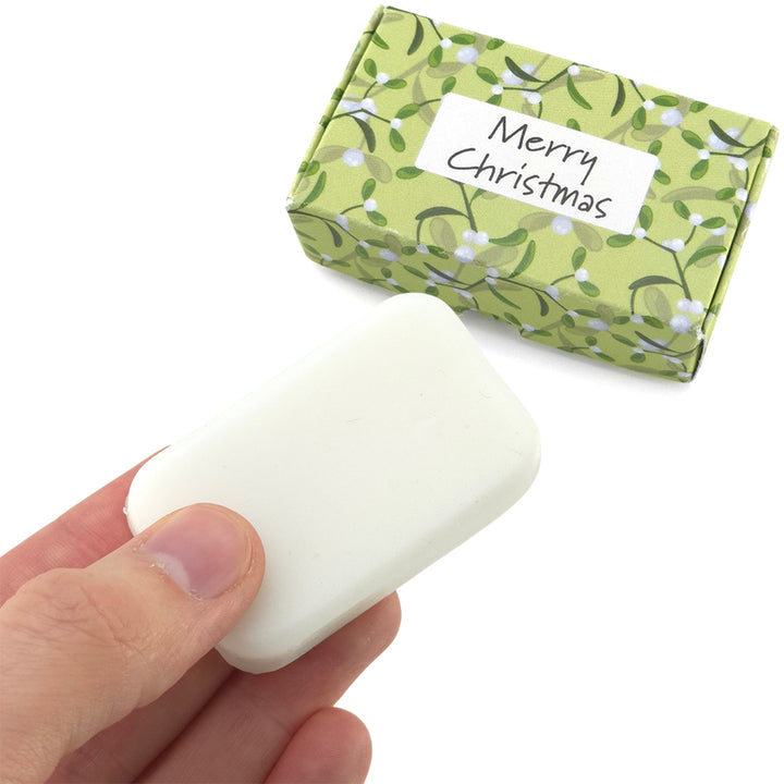 Simply Mistletoe | Merry Christmas | 20g Scented Soap | Mini Gift Cracker Filler