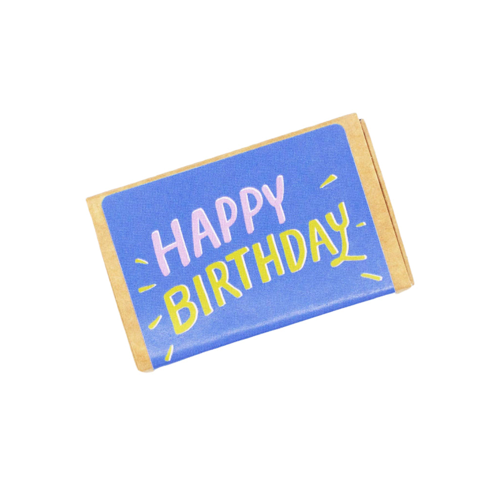 Happy Birthday | Seedball Matchbox | Cracker Filler | Little Gift