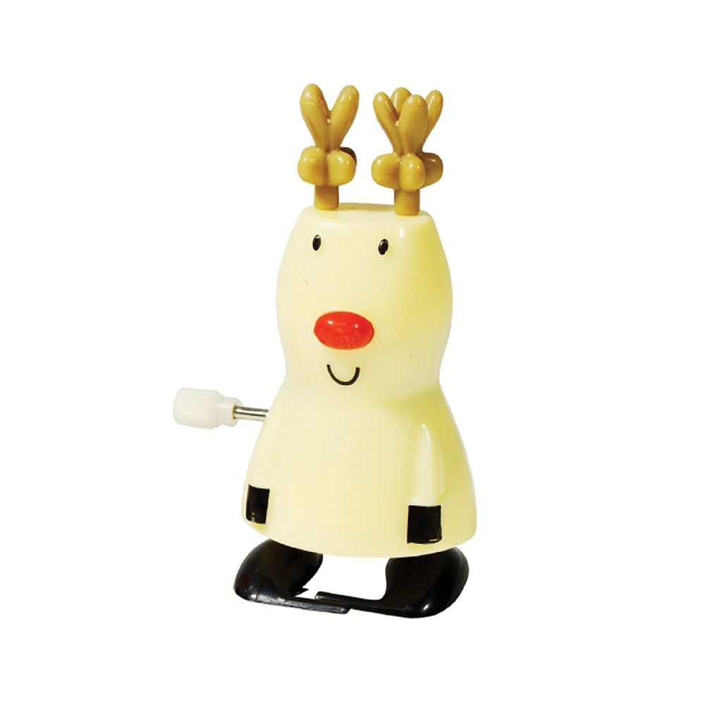 8cm Wind Up Rudolph | Christmas Cracker Filler | Mini Gift