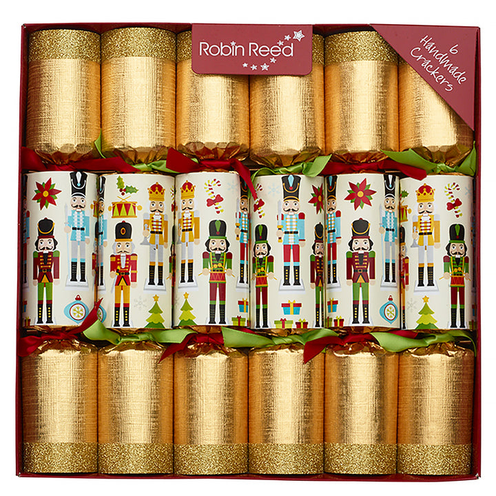 6 Handmade Nutcracker Themed Ready Made Christmas Crackers